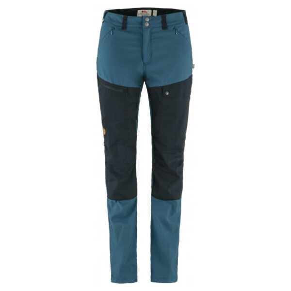 Fjällräven - Women's Abisko Midsummer Trousers - Trekkinghose Gr 34 - Regular - Fixed Length blau