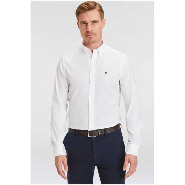 Gant Langarmhemd Slim Fit Popeline Hemd