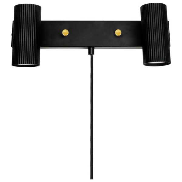 Globen Lighting Hubble 2 Wandleuchte Schwarz