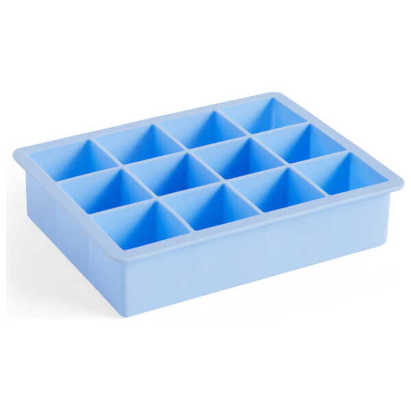 HAY - Silikon Eiswürfelbereiter rechteckig XL, hellblau