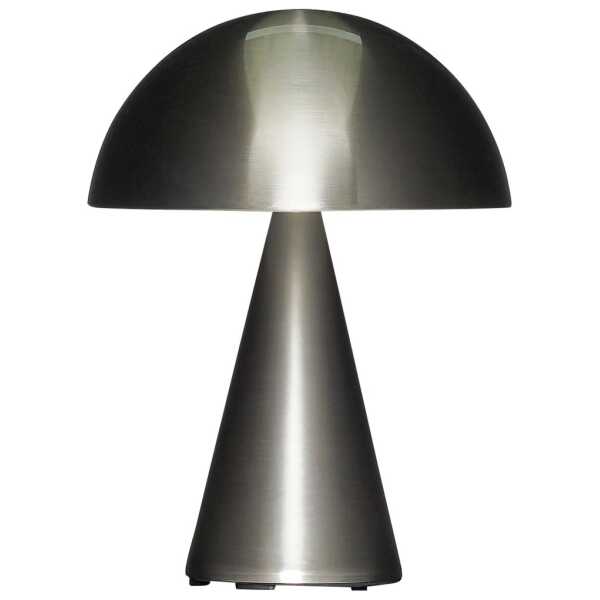 Hübsch Mush tragbare Tischlampe Nickel
