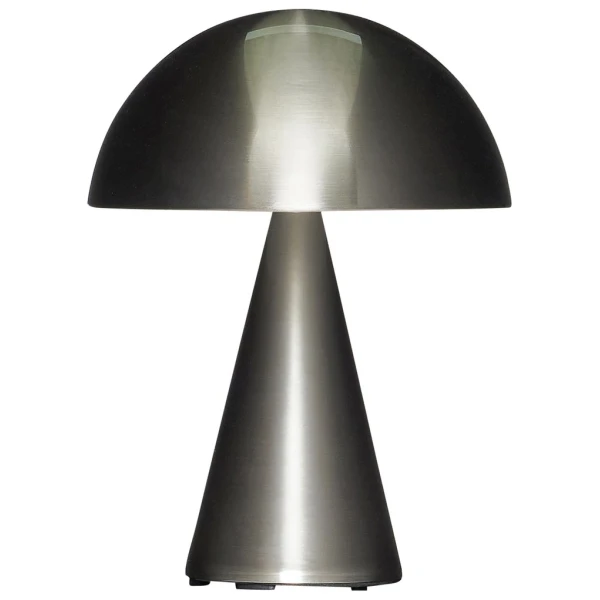 Hübsch Mush tragbare Tischlampe Nickel
