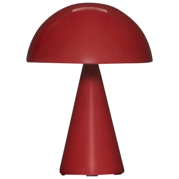 Hübsch Mush tragbare Tischlampe Red