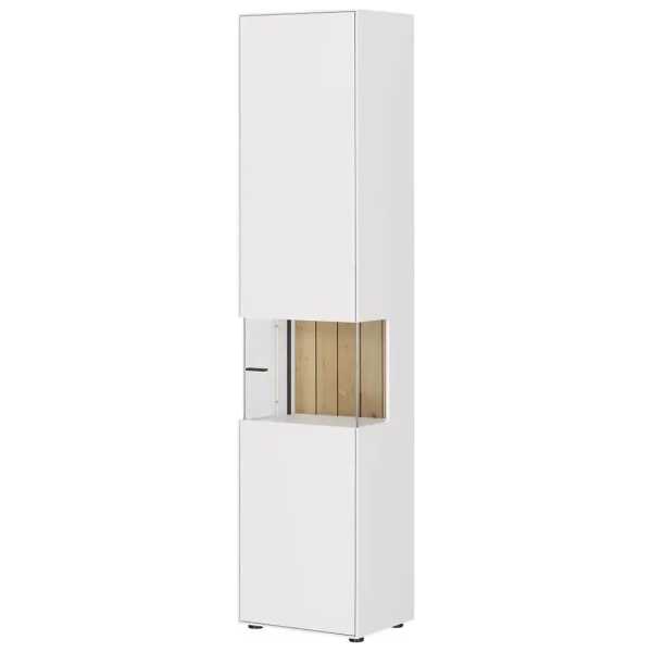Jette Home Vitrine Como ¦ weiß ¦ Maße (cm): B: 47 H: 206 T: 38.0 Schränke > Vitrinen - Höffner