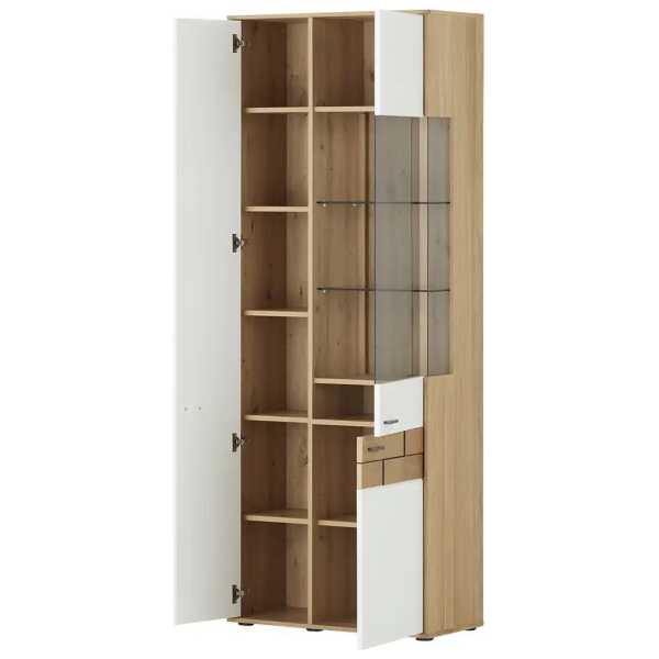 Jette Home Vitrine Laguna ¦ weiß ¦ Maße (cm): B: 79 H: 207 T: 38.0 Schränke > Vitrinen - Höffner