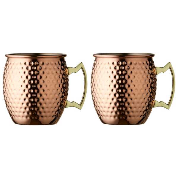 Lyngby Glas Moscow mule Tasse 55 cl 2er Pack Kupfer