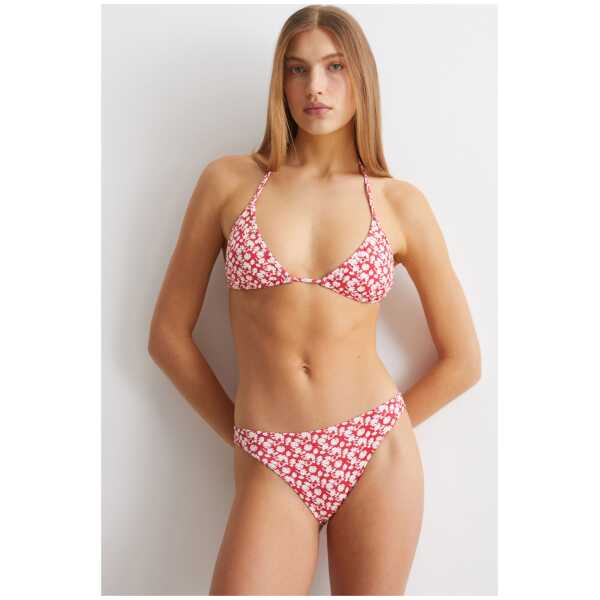 Marc O'Polo Triangel-Bikini-Top Millefleur, mit romantischem