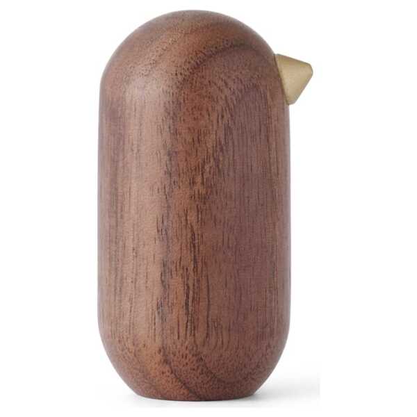Normann Copenhagen Little Bird Figur Walnuss 5cm