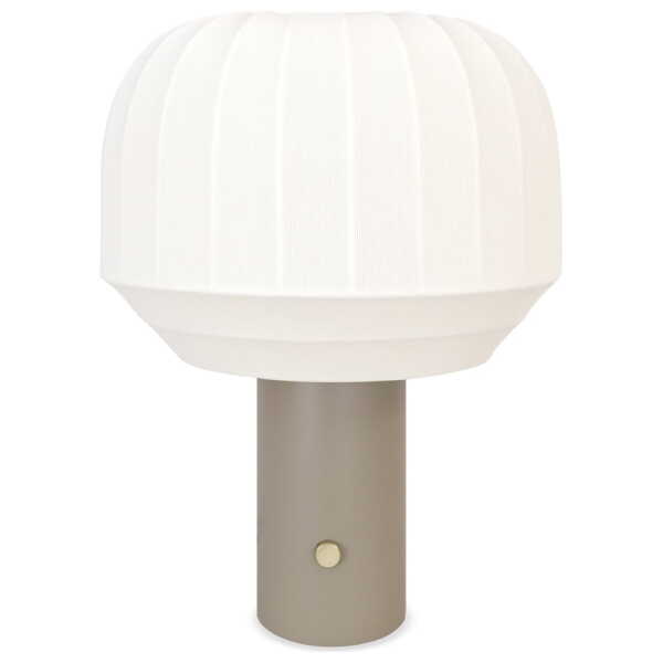 Northern - Tradition Tischleuchte, Ø 29 cm / H 39 cm, off-white / graubeige