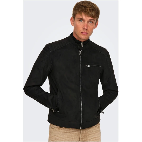 ONLY & SONS Lederimitatjacke ONSGUS FAUX