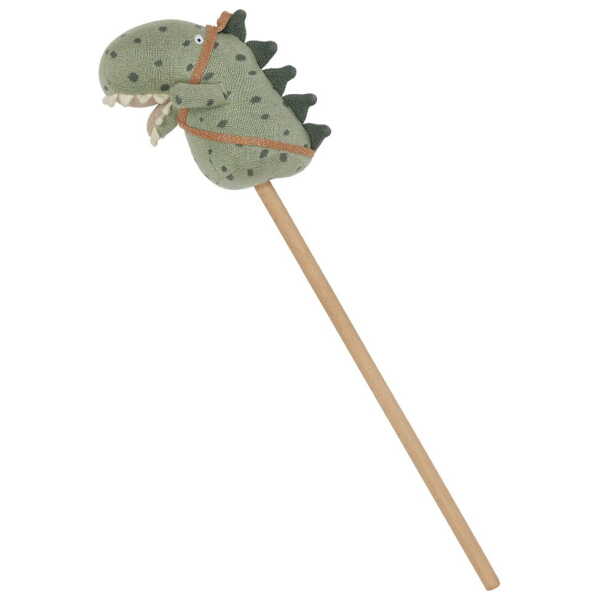 OYOY Mini - Theo Hobby Dinosaurier Steckenpferd, grün