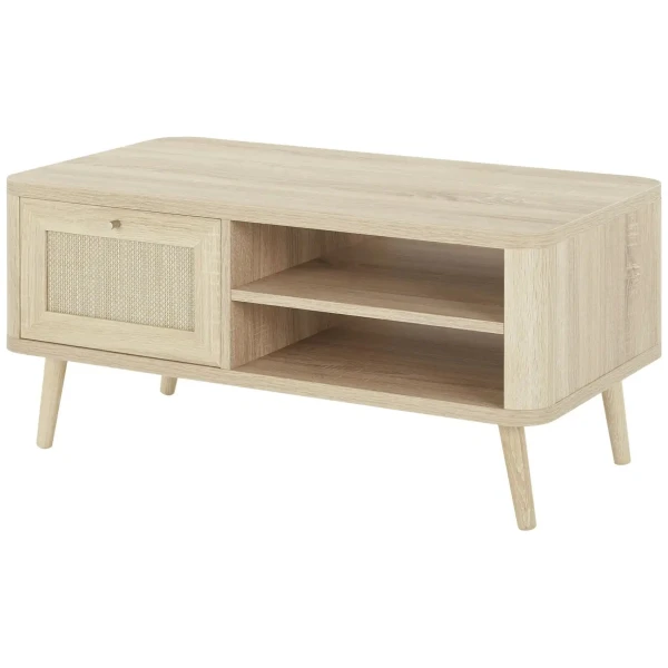 Roomers Couchtisch Rafia Premium ¦ holzfarben ¦ Maße (cm): B: 50 H: 42 Tische > Couchtische > Couchtische rechteckig - Höffner
