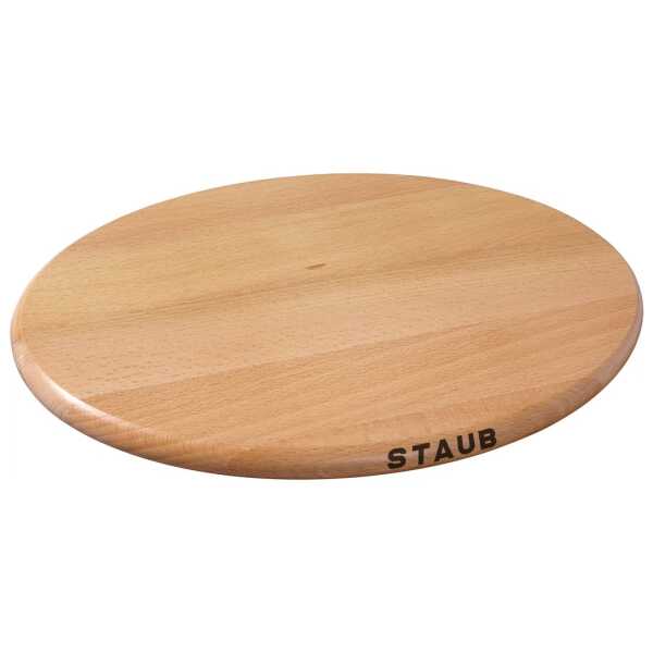 STAUB Staub magnetischer Topfuntersetzer oval Buche 29 cm