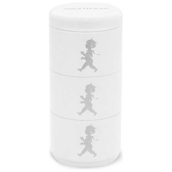 Solstickan Design Solstickan Dose 3-geteilt Ø 8,5 cm Weiß