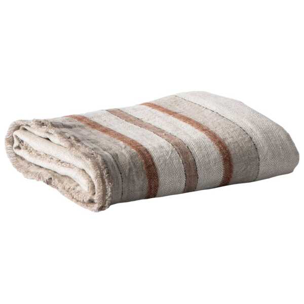 Tell Me More Emilio Plaid 130x170 cm Leinen-tan