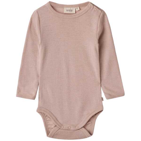 WHEAT Langarmbody Wool Body L/S Lucca