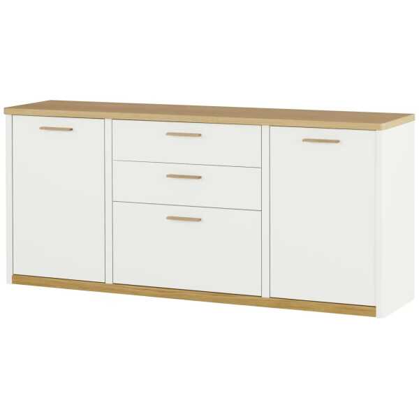 Wohnwert Sideboard Libro plus ¦ weiß ¦ Maße (cm): B: 175 H: 78 T: 41.0 Kommoden & Sideboards > Sideboards - Höffner