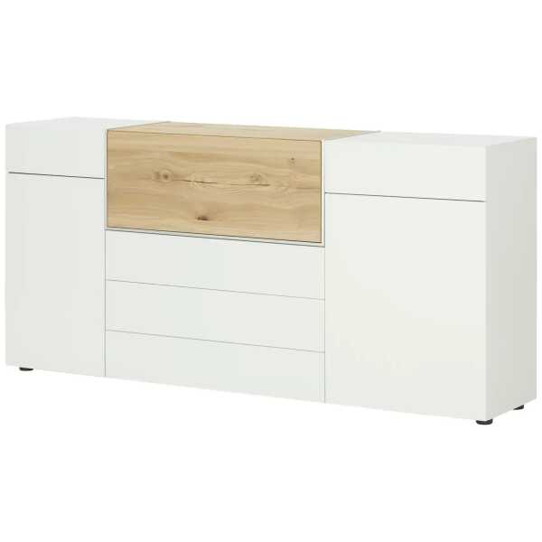 Wohnwert Sideboard Media Design ¦ weiß ¦ Maße (cm): B: 195 H: 92 T: 42.0 Kommoden & Sideboards > Sideboards - Höffner