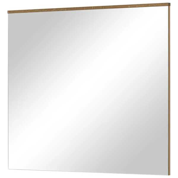 Wohnwert Spiegel 82 x 73 cm Valeo ¦ holzfarben ¦ Glas,Aluminium,Holzwerkstoff ¦ Maße (cm): B: 82 H: 73 T: 2.5 Accessoires > Spiegel - Höffner
