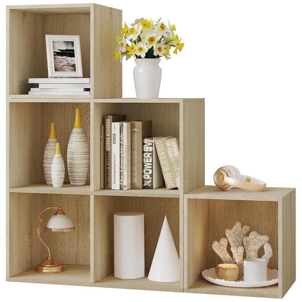 Woltu Bücherregal, 1-tlg., Würfelregal Schrank mit