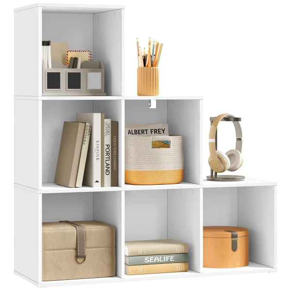 Woltu Bücherregal, 1-tlg., Würfelregal Schrank mit