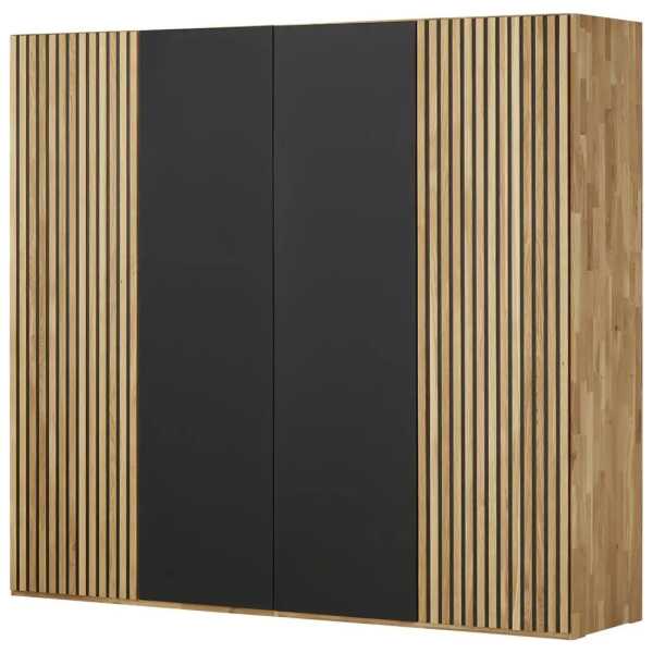 Woodford Drehtürenschrank Manhattan ¦ grau ¦ Maße (cm): B: 240 H: 216 T: 60.0 Schränke > Kleiderschränke > Drehtürenschränke - Höffner