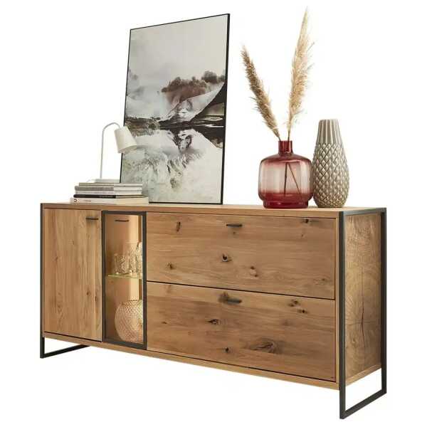 Woodford Sideboard Flora ¦ holzfarben ¦ Maße (cm): B: 186 H: 86 T: 44.0 Kommoden & Sideboards > Sideboards - Höffner