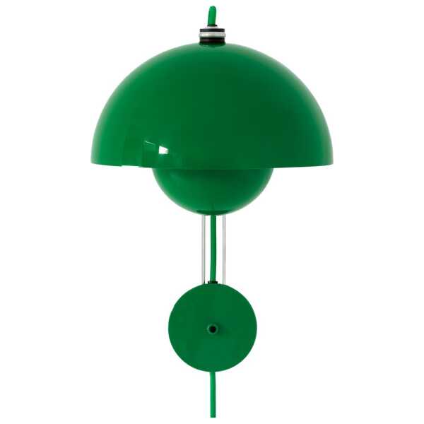 &Tradition Flowerpot Wandleuchte VP8 Signal green