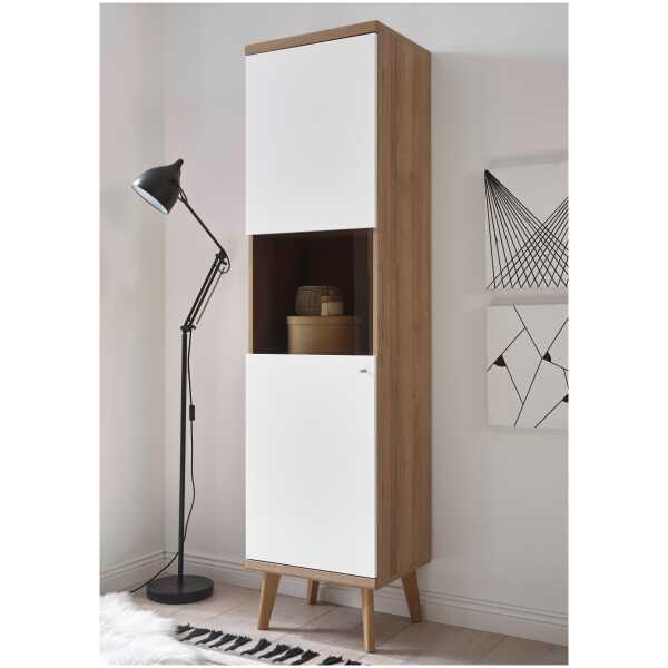 andas Vitrine Merle Scandi Design, Höhe