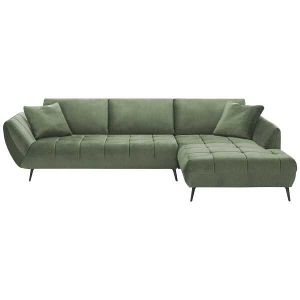 bobb Ecksofa Carly ¦ grün ¦ Maße (cm): B: 313 H: 90 T: 215.0 Polstermöbel > Sofas > Ecksofas - Höffner