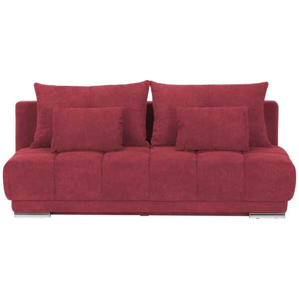 bobb Einzelsofa mit Schlaffunktion Isalie de Luxe ¦ rot ¦ Maße (cm): B: 206 H: 92 T: 105.0 Polstermöbel > Sofas > 2-Sitzer - Höffner