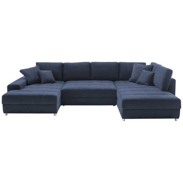 bobb Wohnlandschaft Arissa de Luxe ¦ blau ¦ Maße (cm): B: 353 H: 84 T: 215.0 Polstermöbel > Sofas > Schlafsofas - Höffner