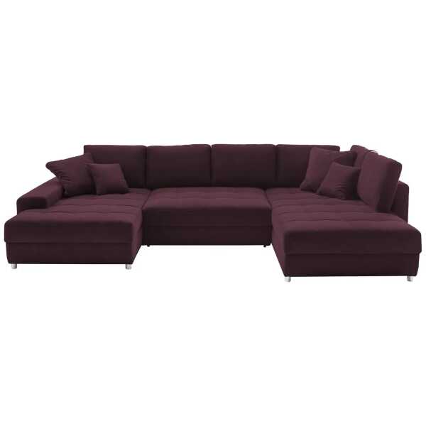 bobb Wohnlandschaft Arissa de Luxe ¦ rot ¦ Maße (cm): B: 353 H: 84 T: 215.0 Polstermöbel > Sofas > Wohnlandschaften - Höffner