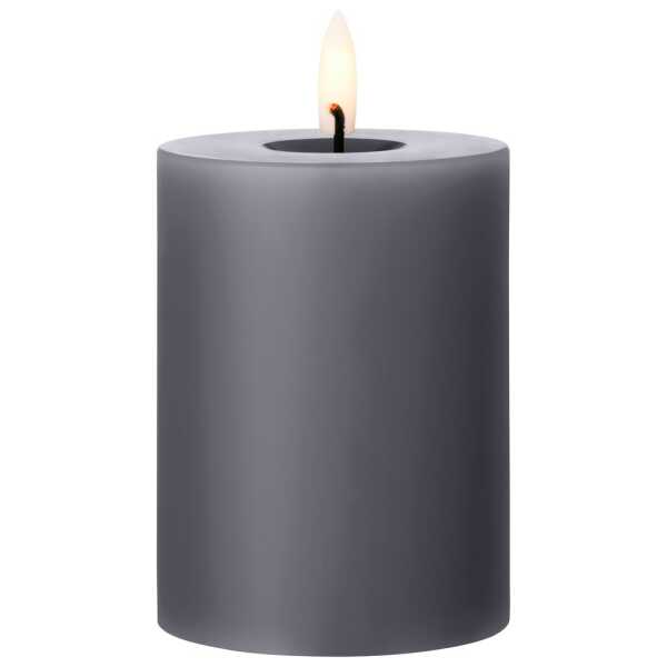 ester & erik ester & erik Blockkerze LED 74 Dark Slate, 10cm