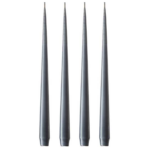 ester & erik ester & erik Kerze 4er Pack lackiert dark slate, 32 cm