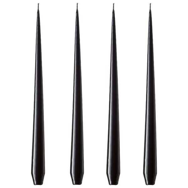 ester & erik ester & erik Kerze 4er Pack lackiert raw black, 42 cm