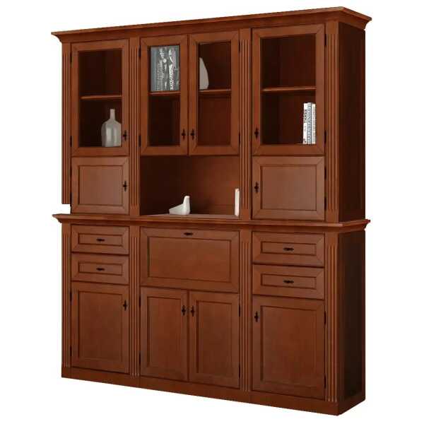 maison bleue Buffet Petit Chalet ¦ braun ¦ Maße (cm): B: 196 H: 215 T: 44.0 Schränke > Buffets - Höffner