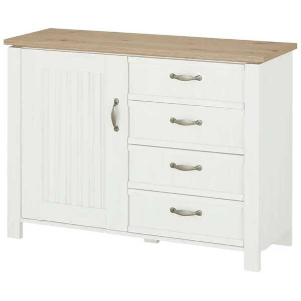 maison bleue Kommode Trient ¦ weiß ¦ Maße (cm): B: 117 H: 86 T: 41.0 Kommoden & Sideboards > Kommoden - Höffner