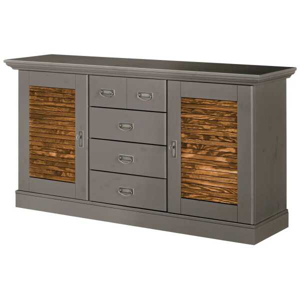 maison bleue Sideboard Fancy ¦ grau ¦ Maße (cm): B: 171,3 H: 90,1 T: 48.0 Kommoden & Sideboards > Sideboards - Höffner