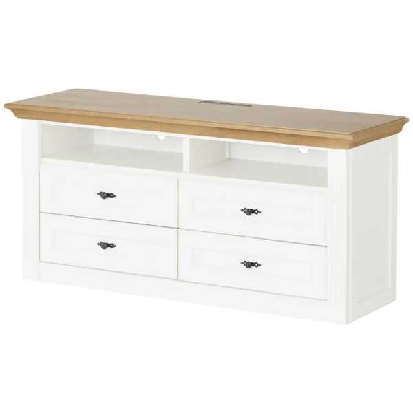 maison bleue TV-Element Petit Chalet ¦ holzfarben ¦ Maße (cm): B: 136 H: 64 T: 44.0 Kommoden & Sideboards > Lowboards - Höffner