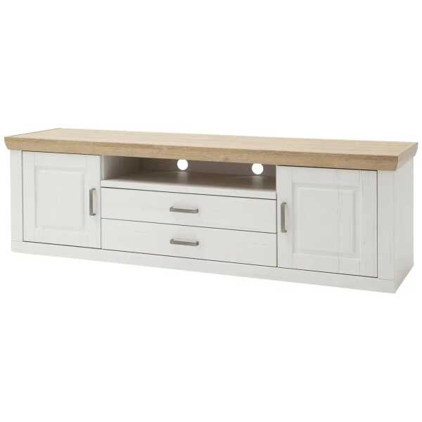 maison bleue TV-Element Xanten ¦ weiß ¦ Maße (cm): B: 198 H: 63 T: 52.0 Kommoden & Sideboards > Lowboards - Höffner