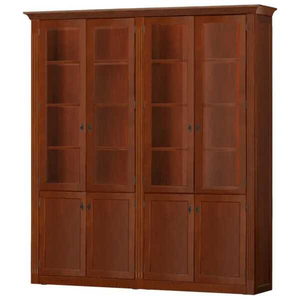 maison bleue Vitrine Petit Chalet ¦ braun ¦ Maße (cm): B: 208 H: 226 T: 44.0 Schränke > Vitrinen - Höffner