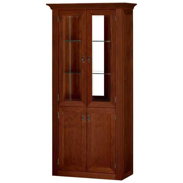 maison bleue Vitrine Petit Chalet ¦ braun ¦ Maße (cm): B: 92 H: 191 T: 44.0 Schränke > Vitrinen - Höffner