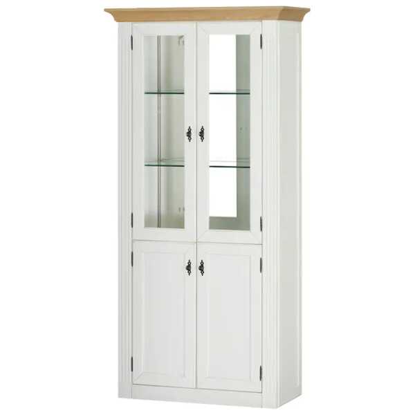 maison bleue Vitrine Petit Chalet ¦ holzfarben ¦ Maße (cm): B: 92 H: 191 T: 44.0 Schränke > Vitrinen - Höffner