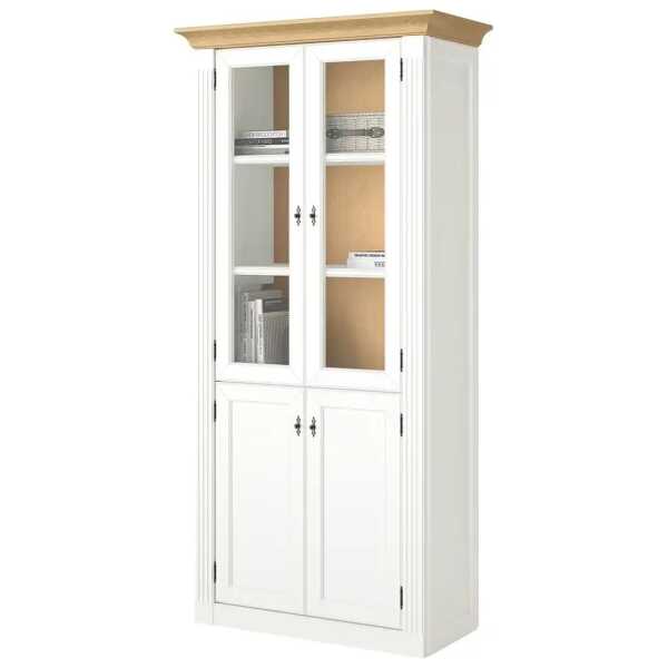 maison bleue Vitrine Petit Chalet ¦ holzfarben ¦ Maße (cm): B: 92 H: 91 T: 44.0 Schränke > Vitrinen - Höffner