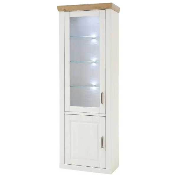 maison bleue Vitrine Xanten ¦ weiß ¦ Maße (cm): B: 73 H: 210 T: 40.0 Schränke > Vitrinen - Höffner