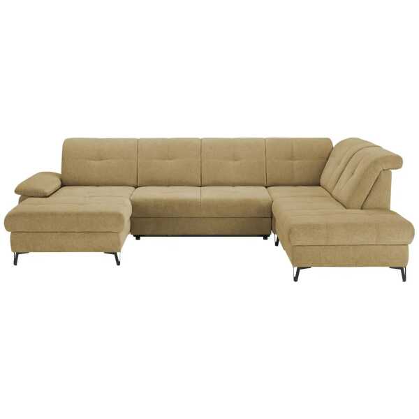 medium Wohnlandschaft Planova II ¦ gelb ¦ Maße (cm): B: 338 H: 96 T: 249.0 Polstermöbel > Sofas > Schlafsofas - Höffner