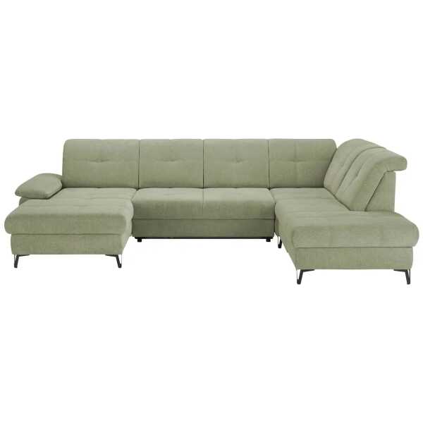 medium Wohnlandschaft Planova II ¦ grün ¦ Maße (cm): B: 338 H: 96 T: 249.0 Polstermöbel > Sofas > Wohnlandschaften - Höffner