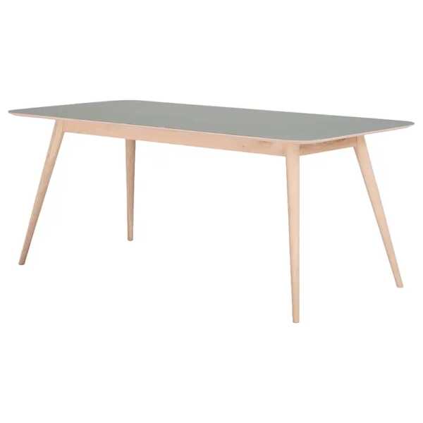 Esstisch Viggo 180 x 90 cm Grün/Olivgrün/Eiche