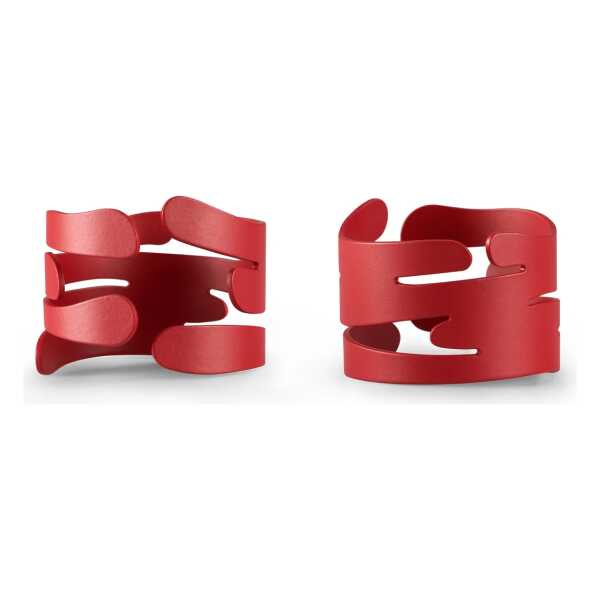 Alessi - Barkring Serviettenhalter, rot (2er-Set)